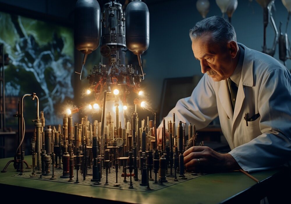 oppenheimer is working nuclear bomb details lab scientist is researching
